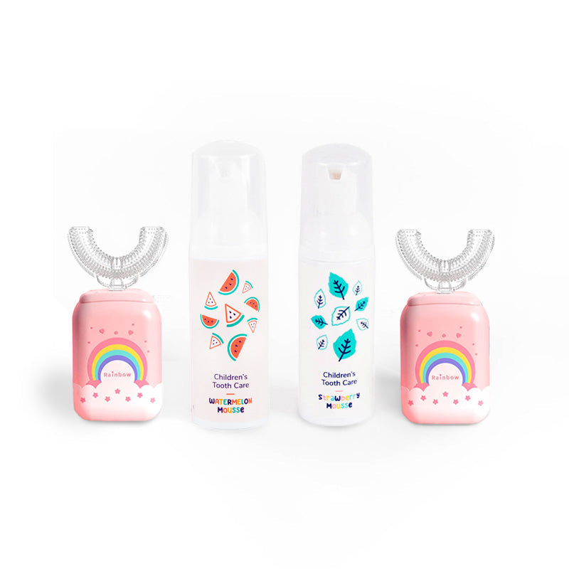 Družinski set Belli Denti® - 2x električna zobna ščetka in 2x penasta zobna pasta