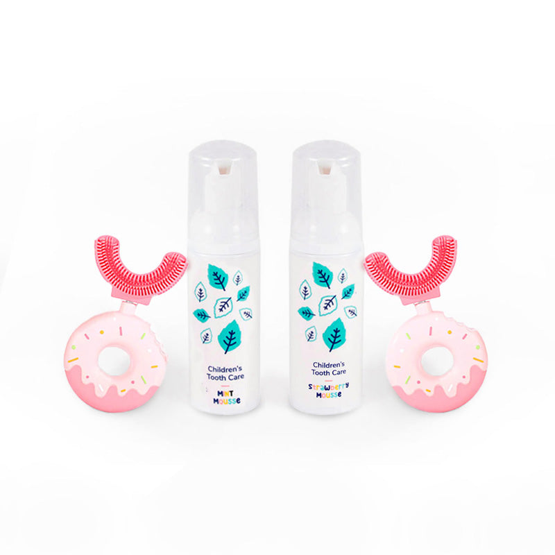 Družinski set Belli Denti® - 2x zobna ščetka in 2x penasta zobna pasta