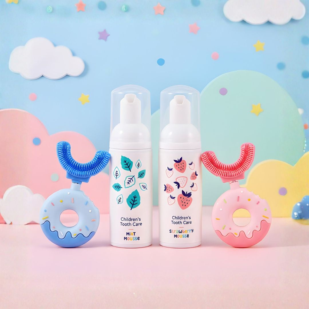 Belli Denti® komplet - 2x zobna ščetka in 2x penasta zobna pasta