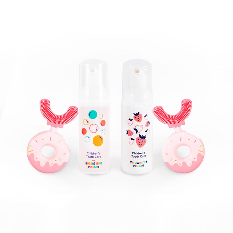 Družinski set Belli Denti® - 2x zobna ščetka in 2x penasta zobna pasta