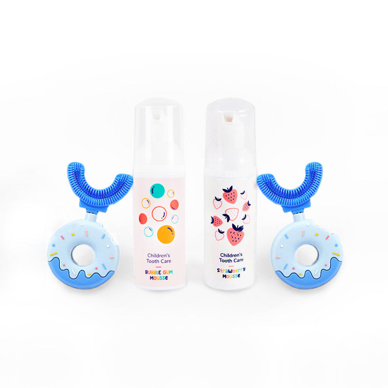 Družinski set Belli Denti® - 2x zobna ščetka in 2x penasta zobna pasta