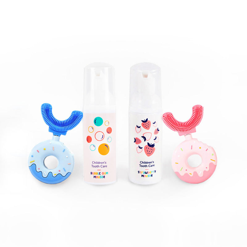 Družinski set Belli Denti® - 2x zobna ščetka in 2x penasta zobna pasta