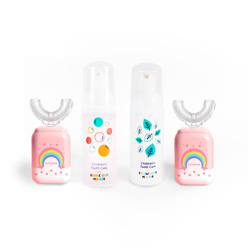 Družinski set Belli Denti® - 2x električna zobna ščetka in 2x penasta zobna pasta