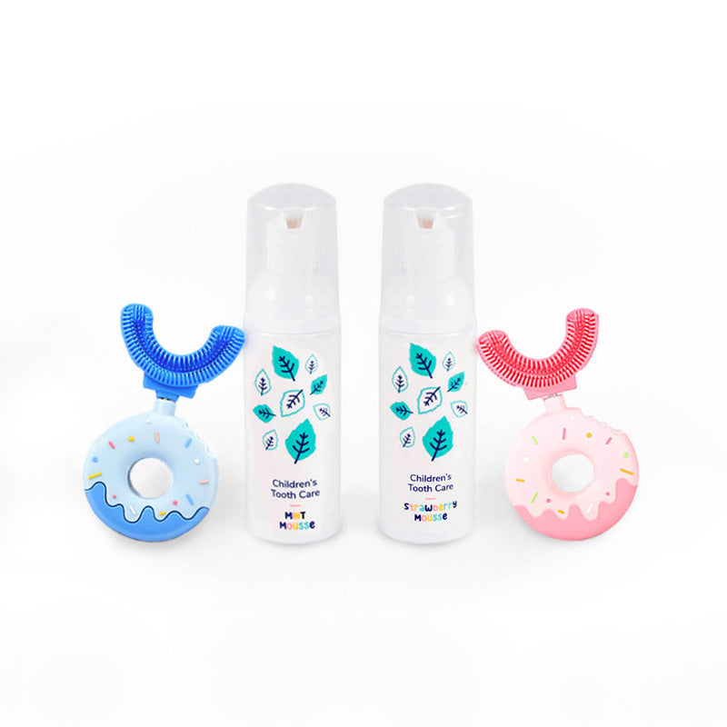 Družinski set Belli Denti® - 2x zobna ščetka in 2x penasta zobna pasta