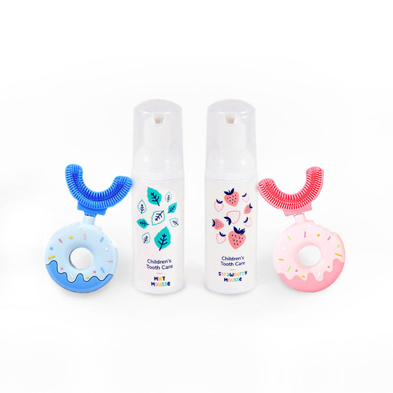 Družinski set Belli Denti® - 2x zobna ščetka in 2x penasta zobna pasta