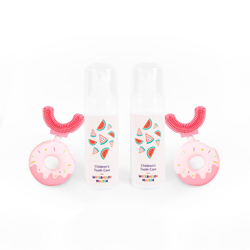 Družinski set Belli Denti® - 2x zobna ščetka in 2x penasta zobna pasta