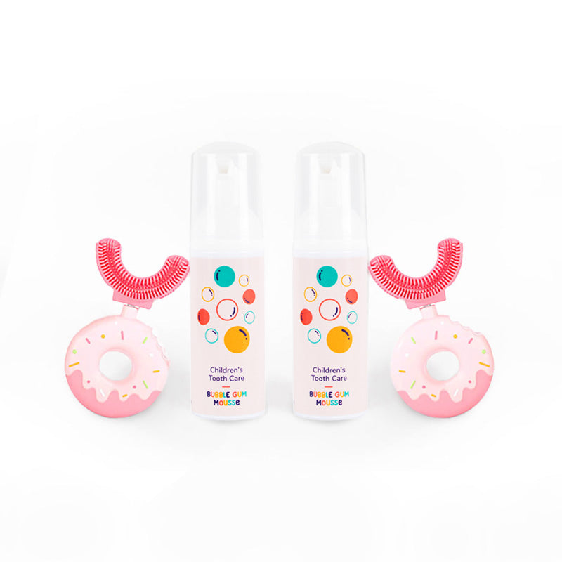 Družinski set Belli Denti® - 2x zobna ščetka in 2x penasta zobna pasta