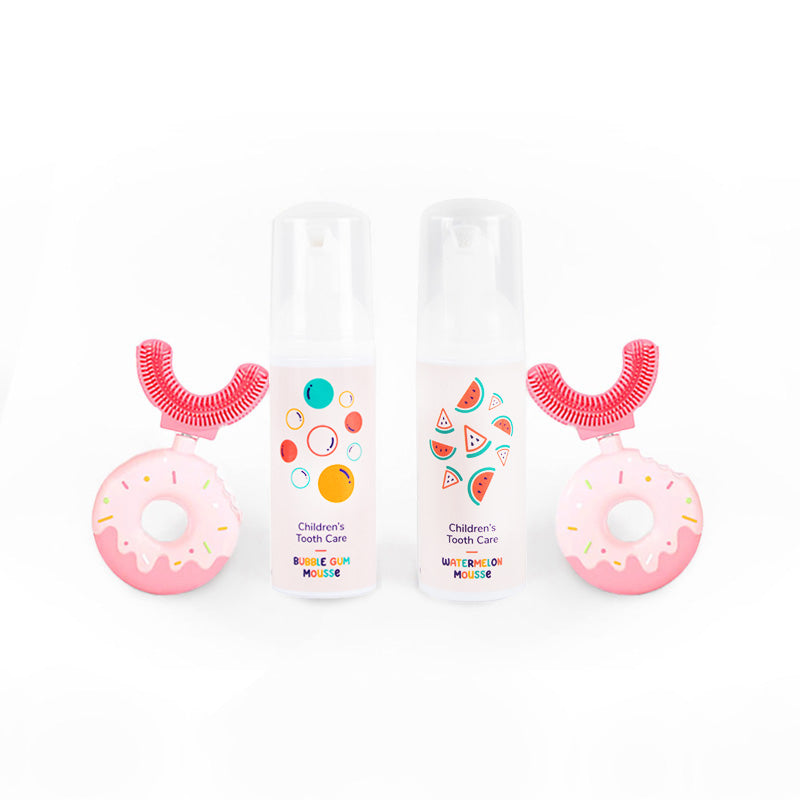 Družinski set Belli Denti® - 2x zobna ščetka in 2x penasta zobna pasta