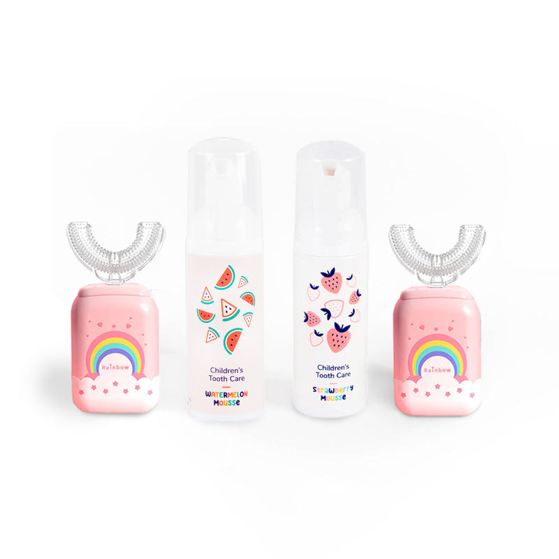 Družinski set Belli Denti® - 2x električna zobna ščetka in 2x penasta zobna pasta